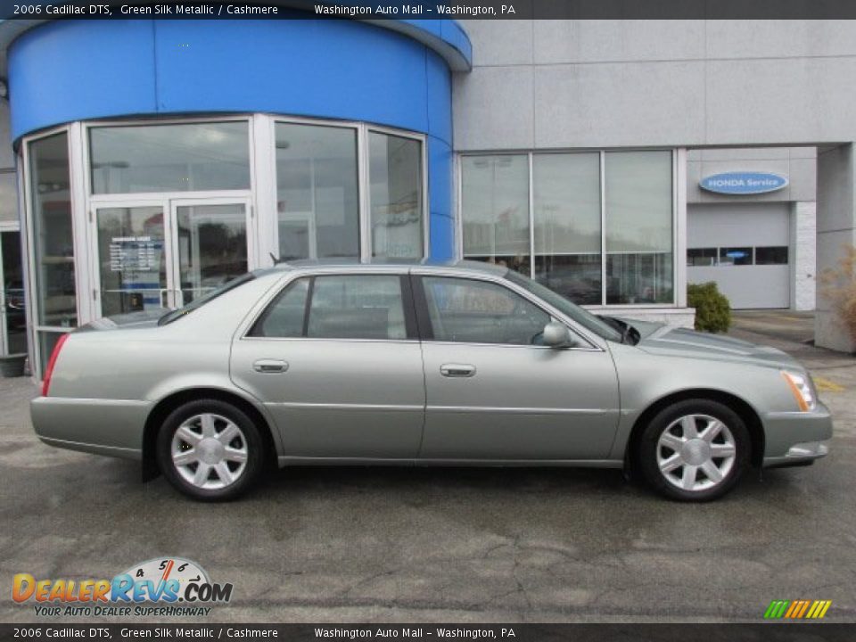 2006 Cadillac DTS Green Silk Metallic / Cashmere Photo #2