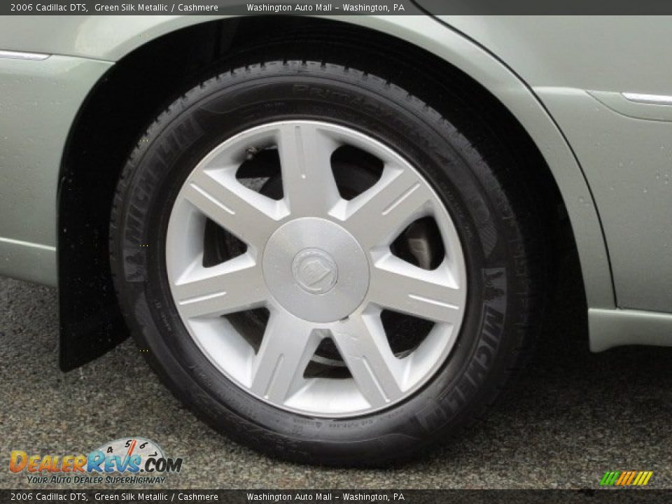 2006 Cadillac DTS Green Silk Metallic / Cashmere Photo #3