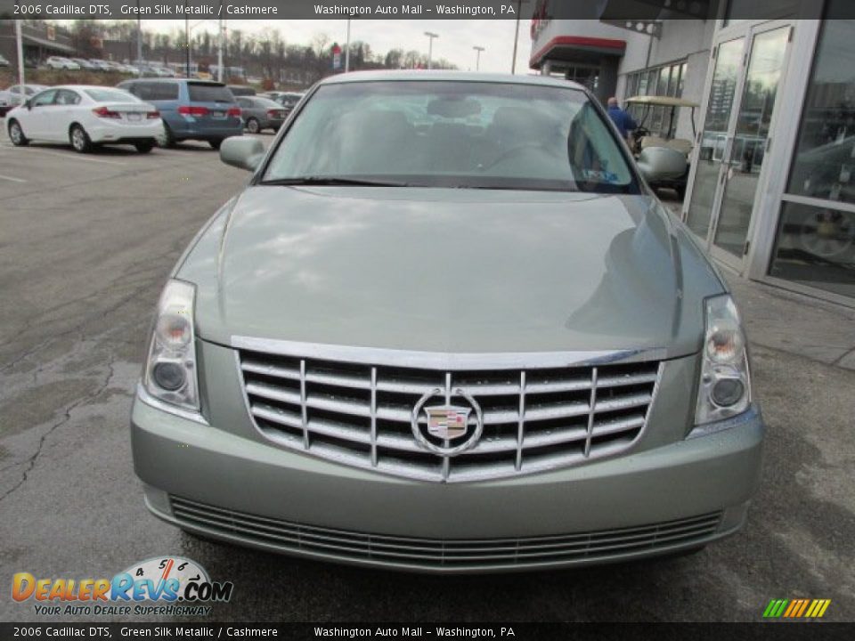 2006 Cadillac DTS Green Silk Metallic / Cashmere Photo #4