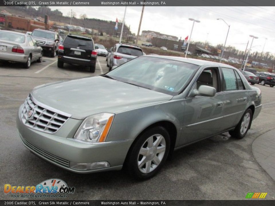 2006 Cadillac DTS Green Silk Metallic / Cashmere Photo #5