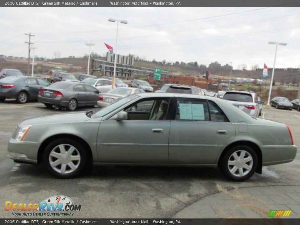 2006 Cadillac DTS Green Silk Metallic / Cashmere Photo #6