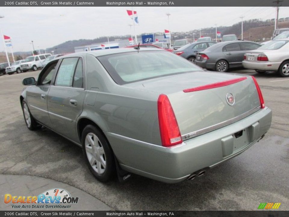 2006 Cadillac DTS Green Silk Metallic / Cashmere Photo #7