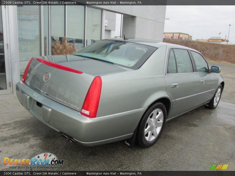 2006 Cadillac DTS Green Silk Metallic / Cashmere Photo #9