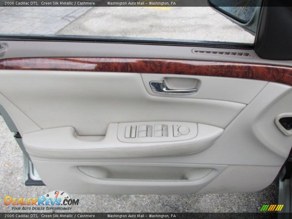 2006 Cadillac DTS Green Silk Metallic / Cashmere Photo #10