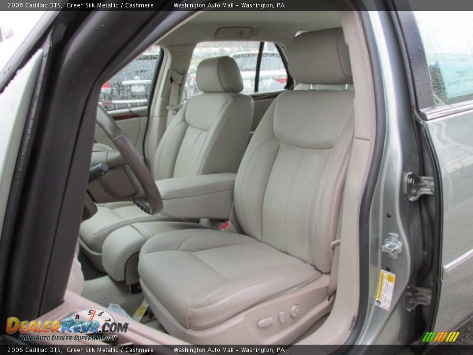 2006 Cadillac DTS Green Silk Metallic / Cashmere Photo #12
