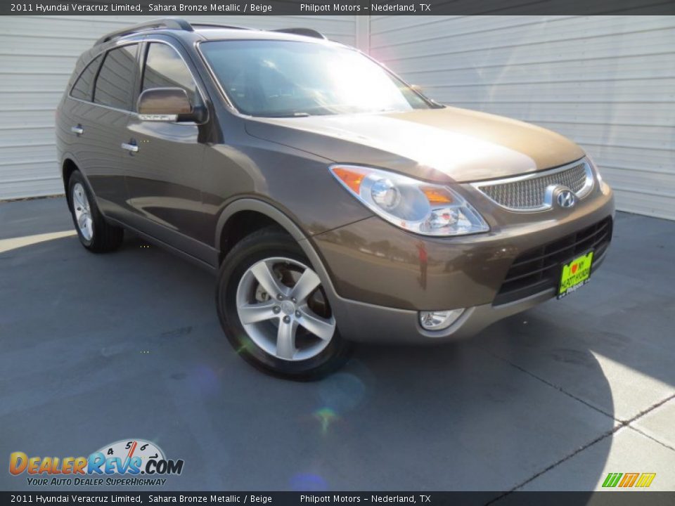 2011 Hyundai Veracruz Limited Sahara Bronze Metallic / Beige Photo #1