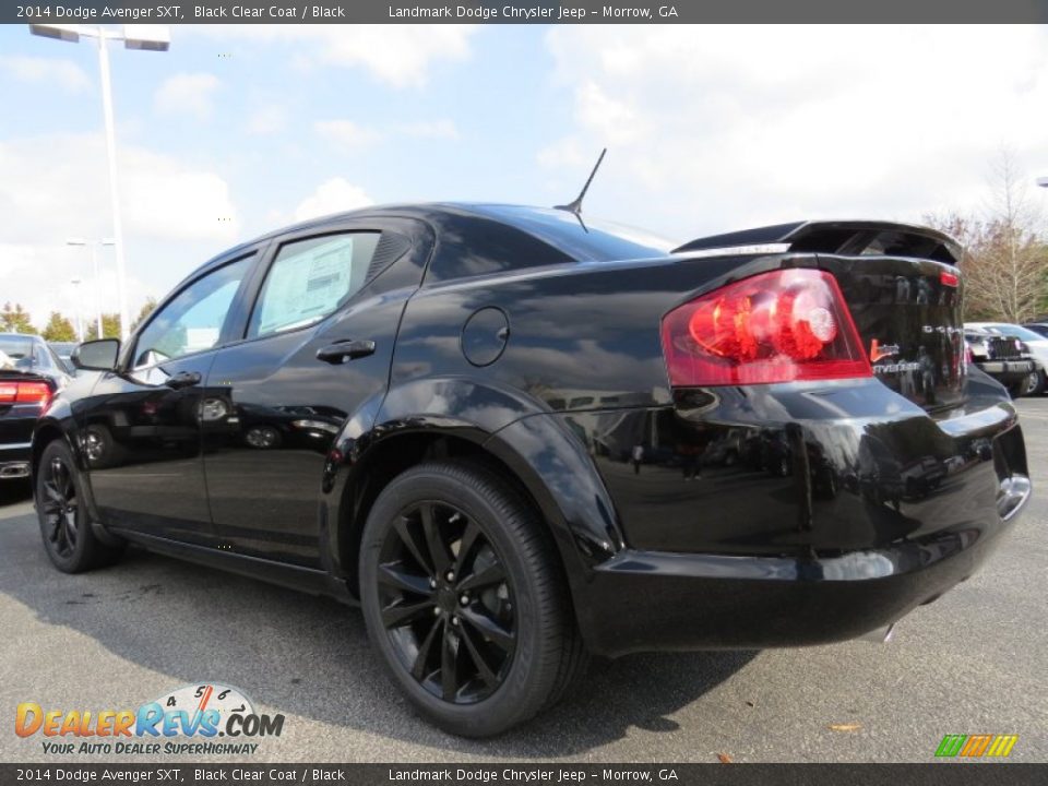 2014 Dodge Avenger SXT Black Clear Coat / Black Photo #2