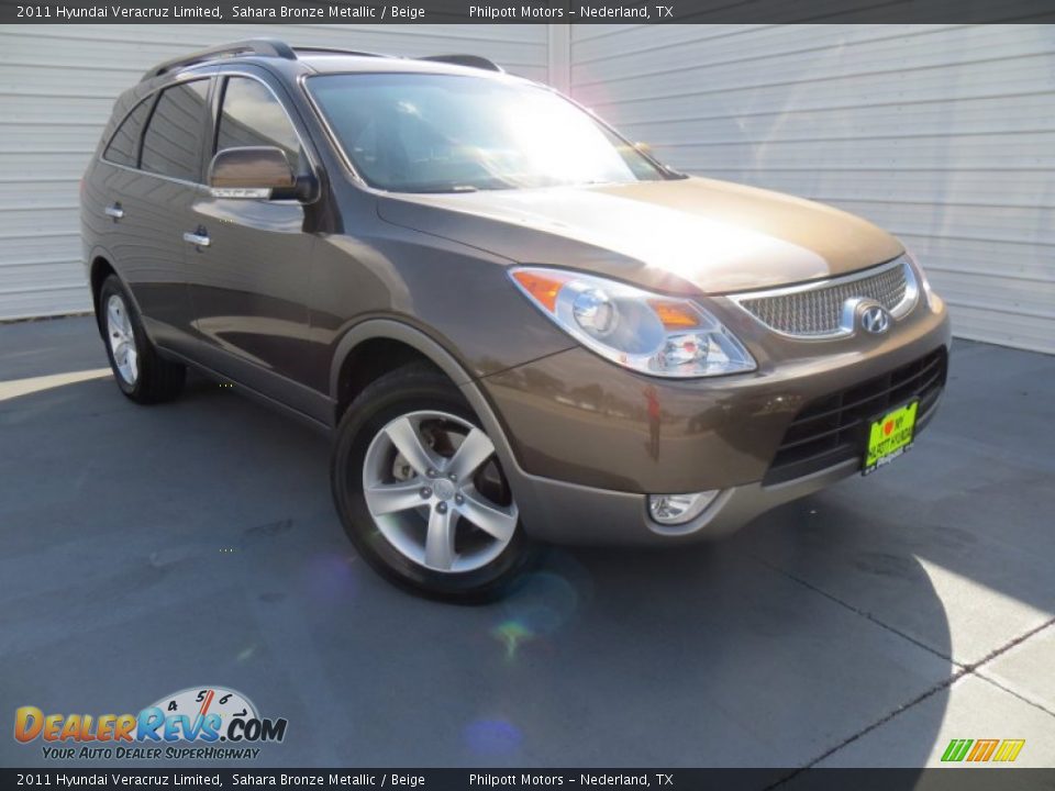 2011 Hyundai Veracruz Limited Sahara Bronze Metallic / Beige Photo #2