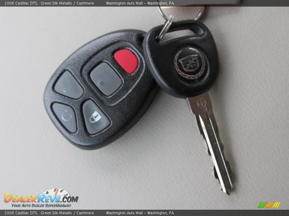 2006 Cadillac DTS Green Silk Metallic / Cashmere Photo #18