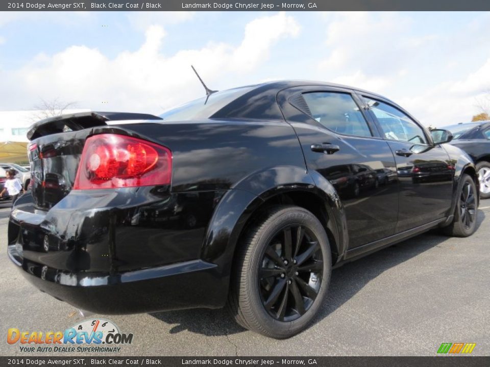 2014 Dodge Avenger SXT Black Clear Coat / Black Photo #3