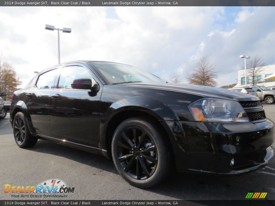 2014 Dodge Avenger SXT Black Clear Coat / Black Photo #4