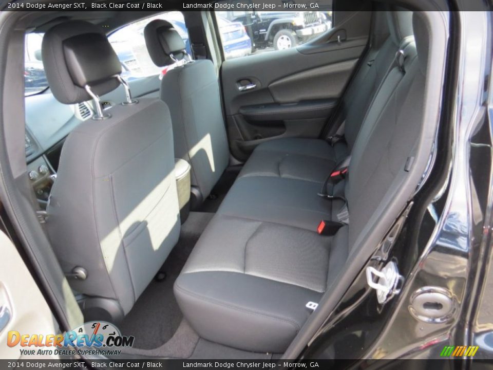 2014 Dodge Avenger SXT Black Clear Coat / Black Photo #7