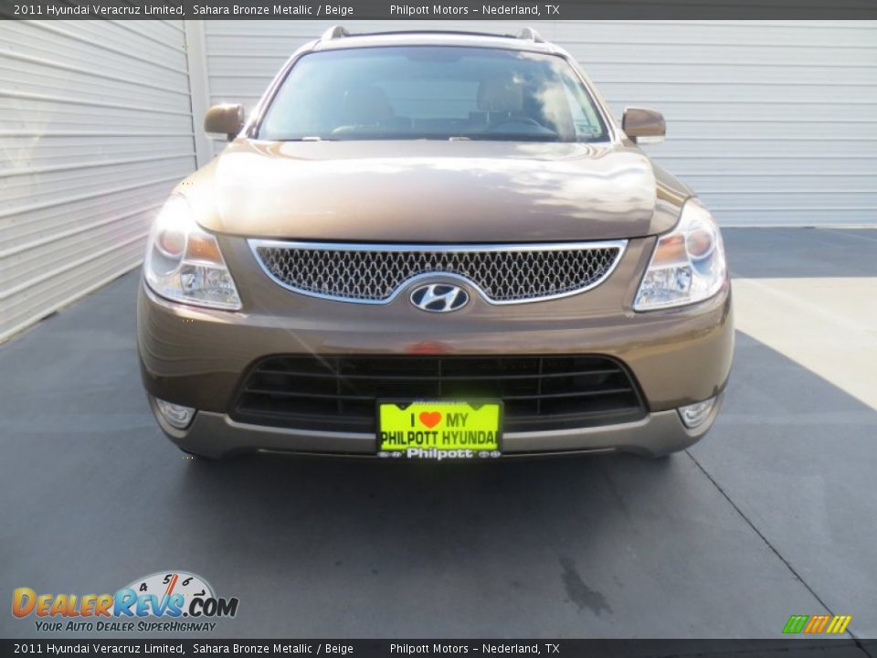 2011 Hyundai Veracruz Limited Sahara Bronze Metallic / Beige Photo #8