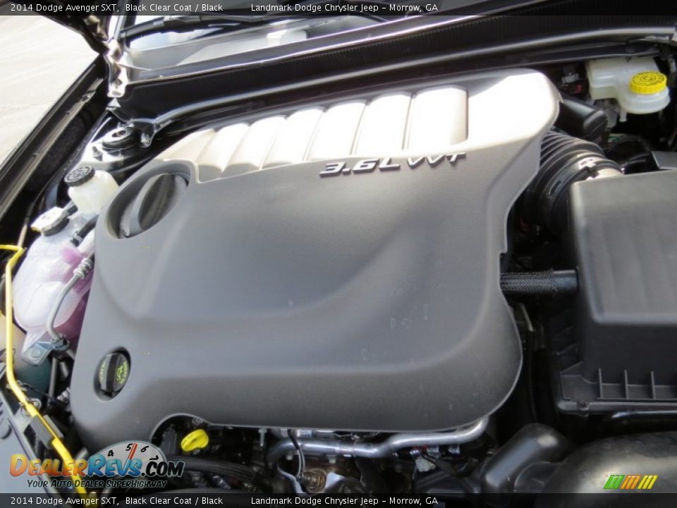 2014 Dodge Avenger SXT Black Clear Coat / Black Photo #10