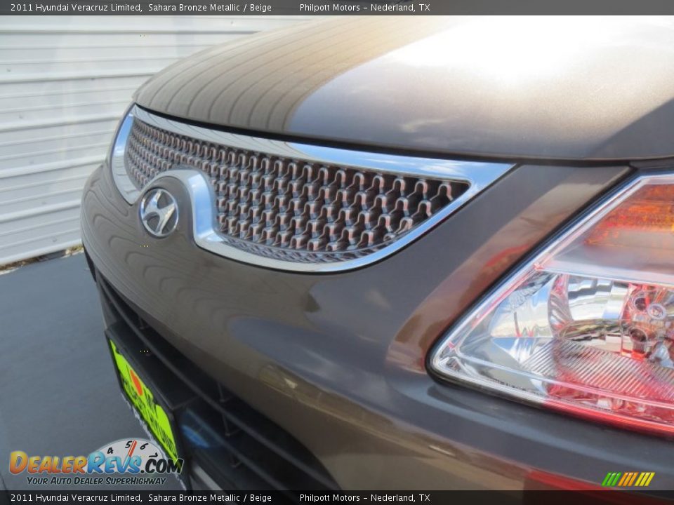 2011 Hyundai Veracruz Limited Sahara Bronze Metallic / Beige Photo #12