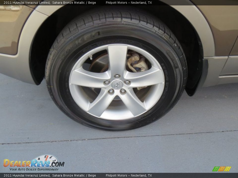 2011 Hyundai Veracruz Limited Sahara Bronze Metallic / Beige Photo #13