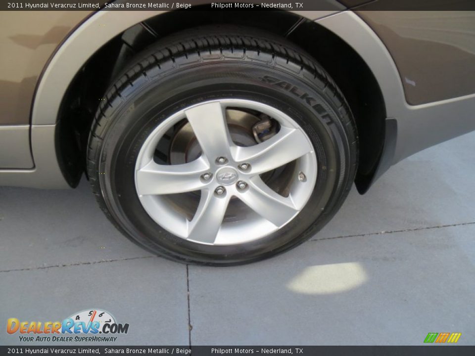 2011 Hyundai Veracruz Limited Sahara Bronze Metallic / Beige Photo #14