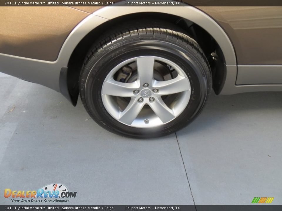 2011 Hyundai Veracruz Limited Sahara Bronze Metallic / Beige Photo #15