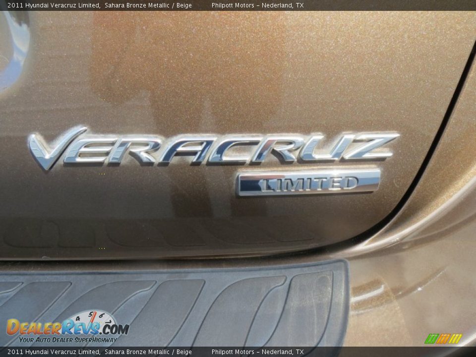 2011 Hyundai Veracruz Limited Sahara Bronze Metallic / Beige Photo #18