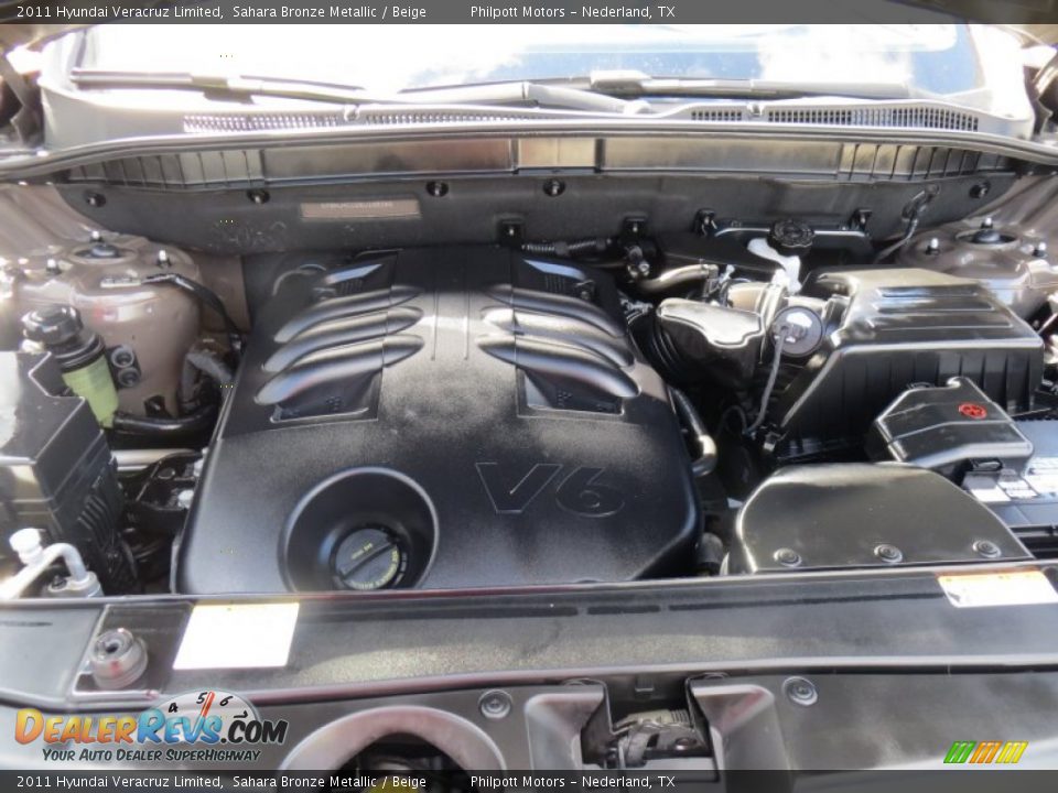 2011 Hyundai Veracruz Limited Sahara Bronze Metallic / Beige Photo #21