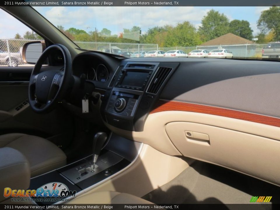 2011 Hyundai Veracruz Limited Sahara Bronze Metallic / Beige Photo #23