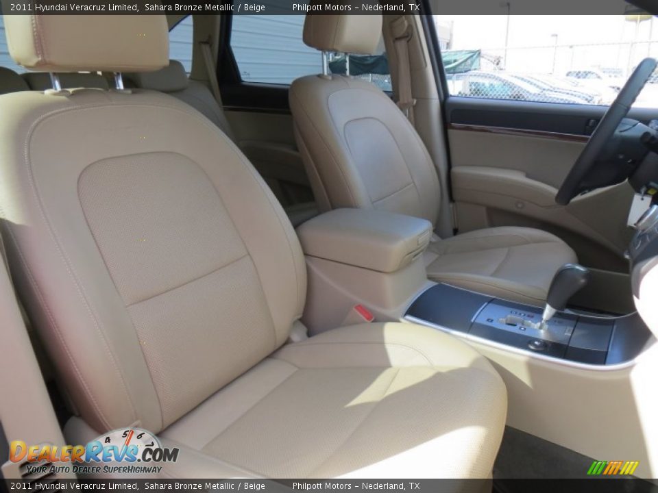 2011 Hyundai Veracruz Limited Sahara Bronze Metallic / Beige Photo #24