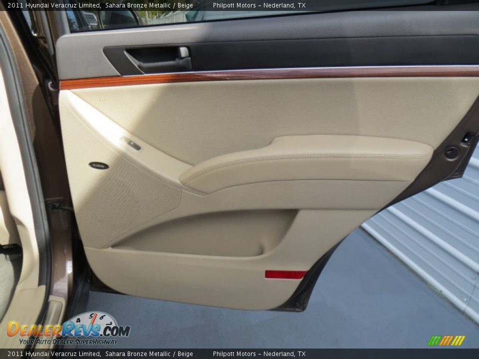 2011 Hyundai Veracruz Limited Sahara Bronze Metallic / Beige Photo #25