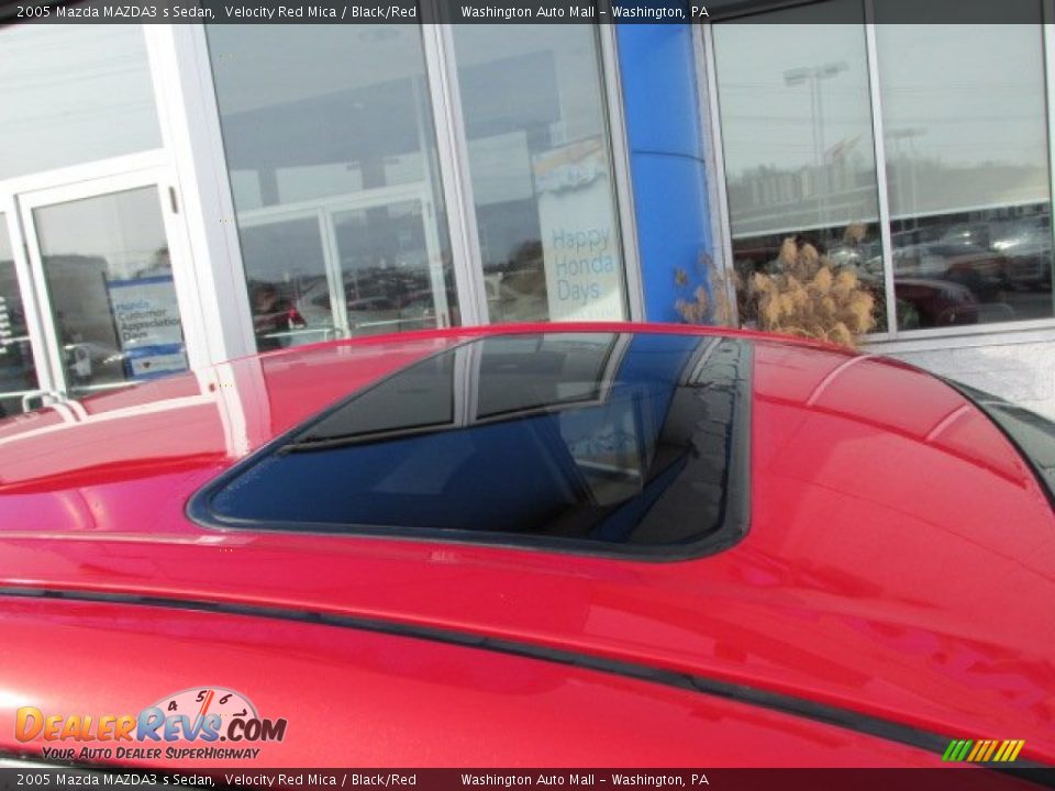 2005 Mazda MAZDA3 s Sedan Velocity Red Mica / Black/Red Photo #3