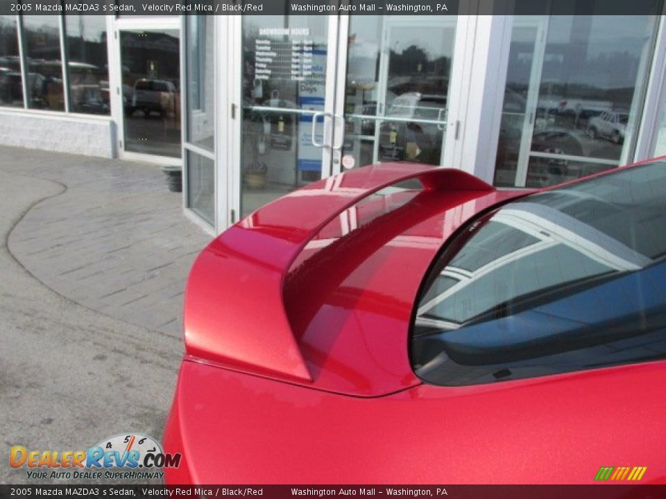 2005 Mazda MAZDA3 s Sedan Velocity Red Mica / Black/Red Photo #4