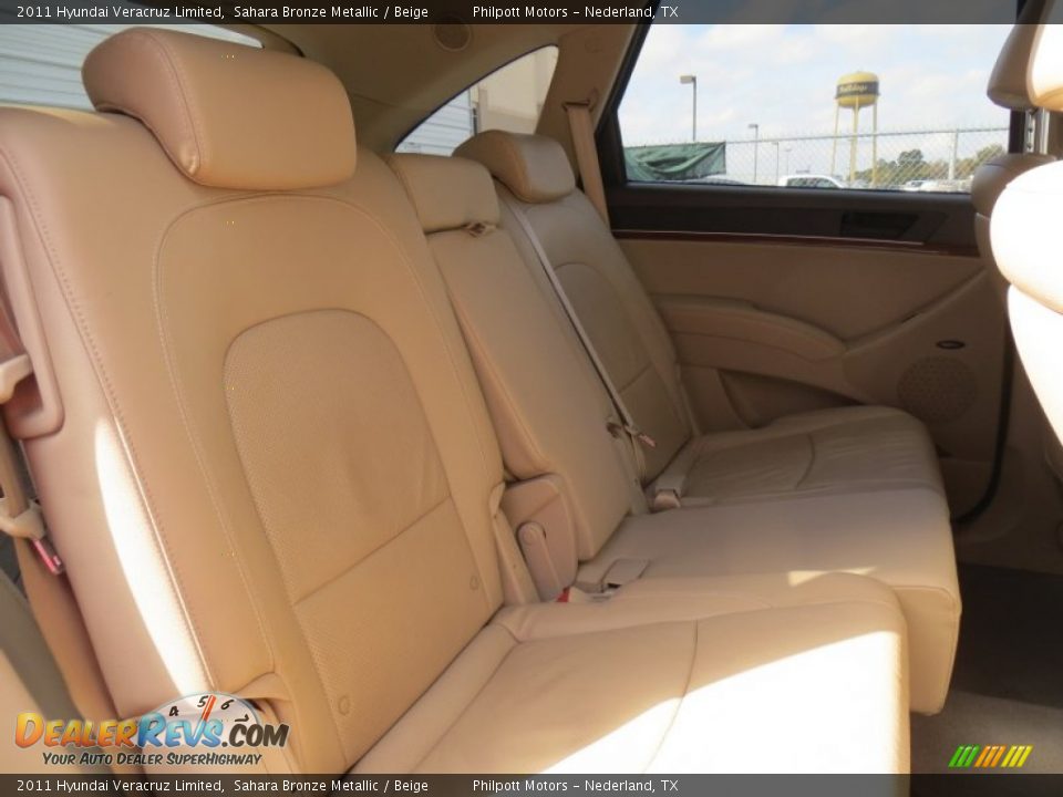 2011 Hyundai Veracruz Limited Sahara Bronze Metallic / Beige Photo #27