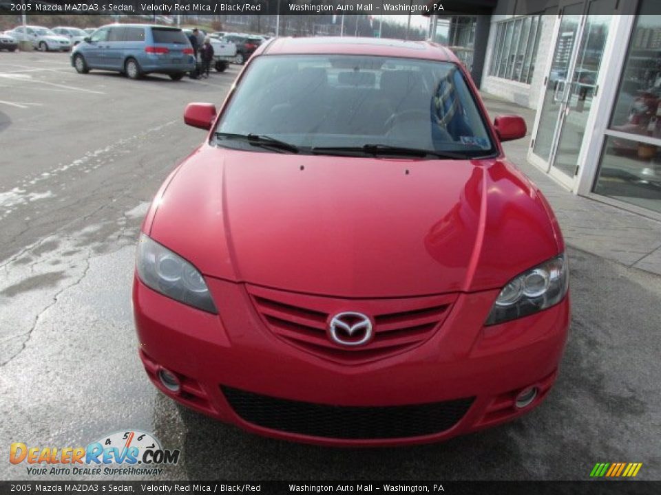 2005 Mazda MAZDA3 s Sedan Velocity Red Mica / Black/Red Photo #5