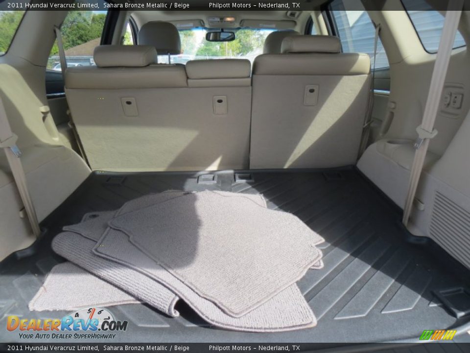 2011 Hyundai Veracruz Limited Sahara Bronze Metallic / Beige Photo #28