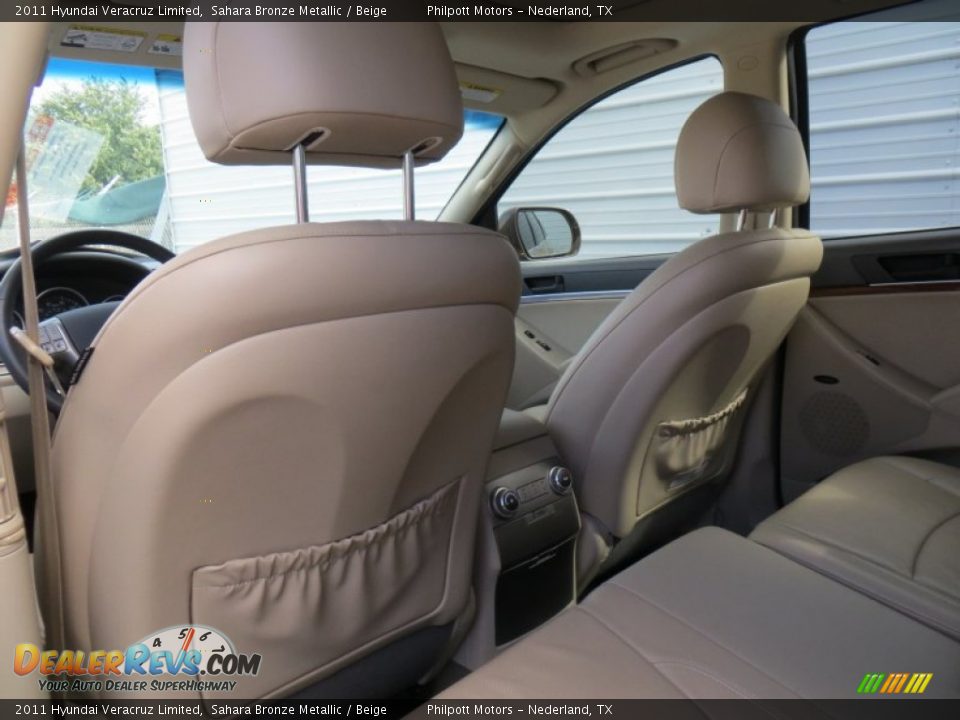 2011 Hyundai Veracruz Limited Sahara Bronze Metallic / Beige Photo #30