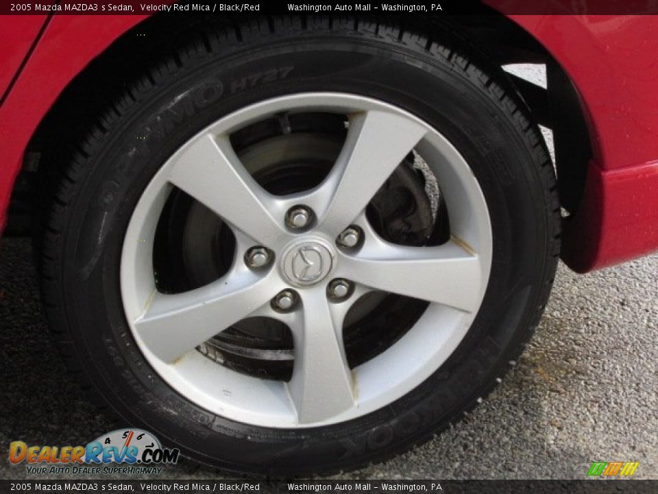 2005 Mazda MAZDA3 s Sedan Velocity Red Mica / Black/Red Photo #8
