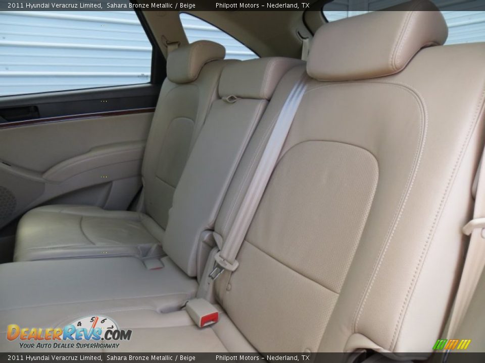 2011 Hyundai Veracruz Limited Sahara Bronze Metallic / Beige Photo #31