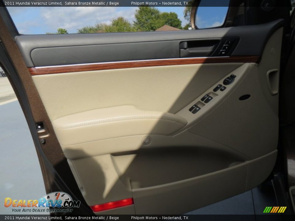 2011 Hyundai Veracruz Limited Sahara Bronze Metallic / Beige Photo #32