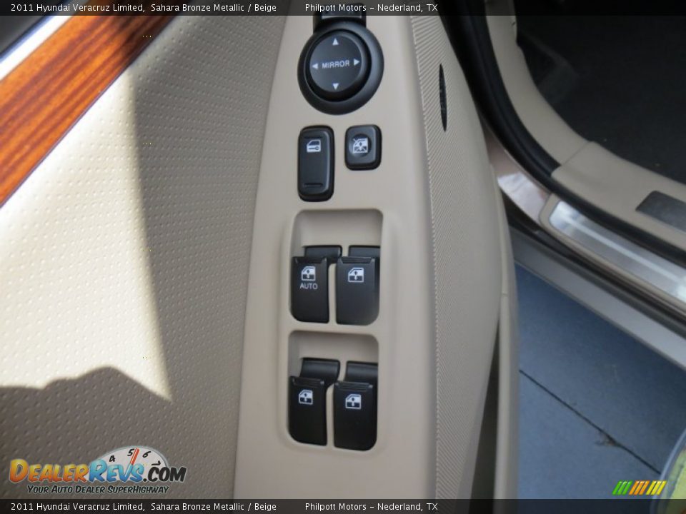 2011 Hyundai Veracruz Limited Sahara Bronze Metallic / Beige Photo #33