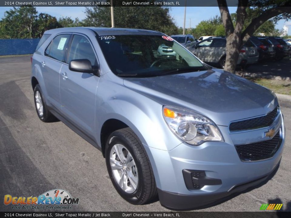 2014 Chevrolet Equinox LS Silver Topaz Metallic / Jet Black Photo #1