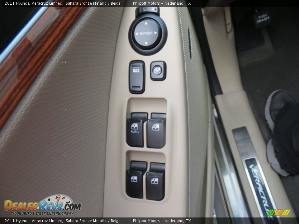 2011 Hyundai Veracruz Limited Sahara Bronze Metallic / Beige Photo #34
