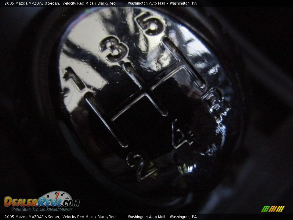 2005 Mazda MAZDA3 s Sedan Velocity Red Mica / Black/Red Photo #17