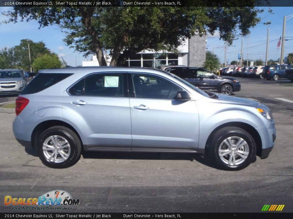 2014 Chevrolet Equinox LS Silver Topaz Metallic / Jet Black Photo #6