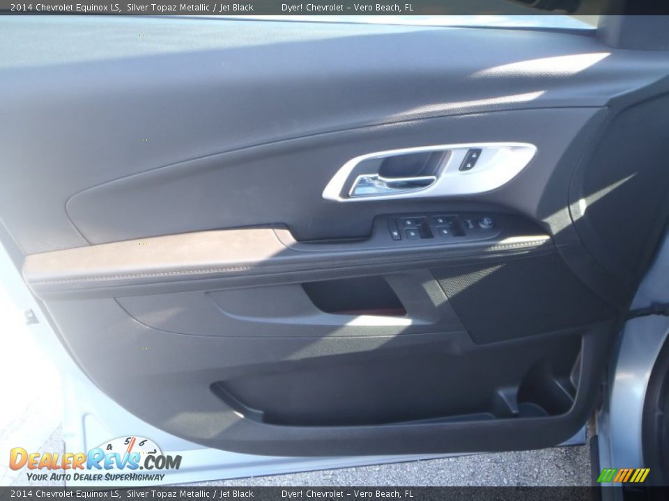 2014 Chevrolet Equinox LS Silver Topaz Metallic / Jet Black Photo #8
