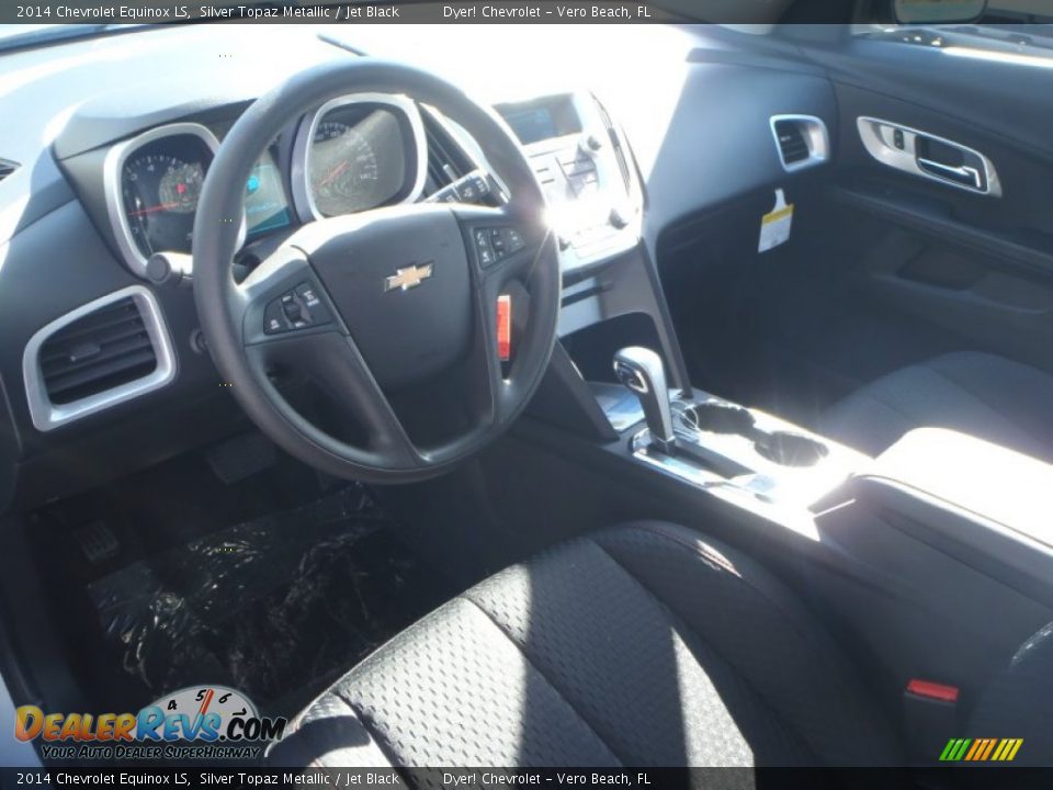 2014 Chevrolet Equinox LS Silver Topaz Metallic / Jet Black Photo #9