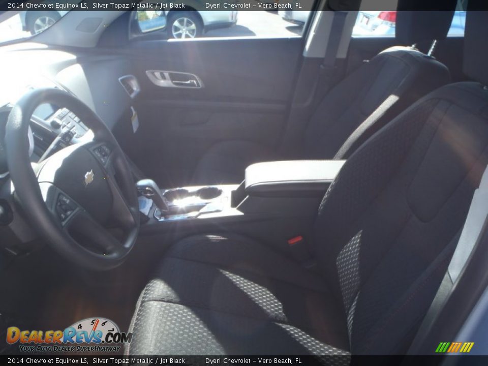 2014 Chevrolet Equinox LS Silver Topaz Metallic / Jet Black Photo #10