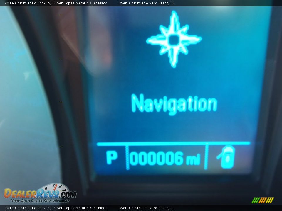 2014 Chevrolet Equinox LS Silver Topaz Metallic / Jet Black Photo #13