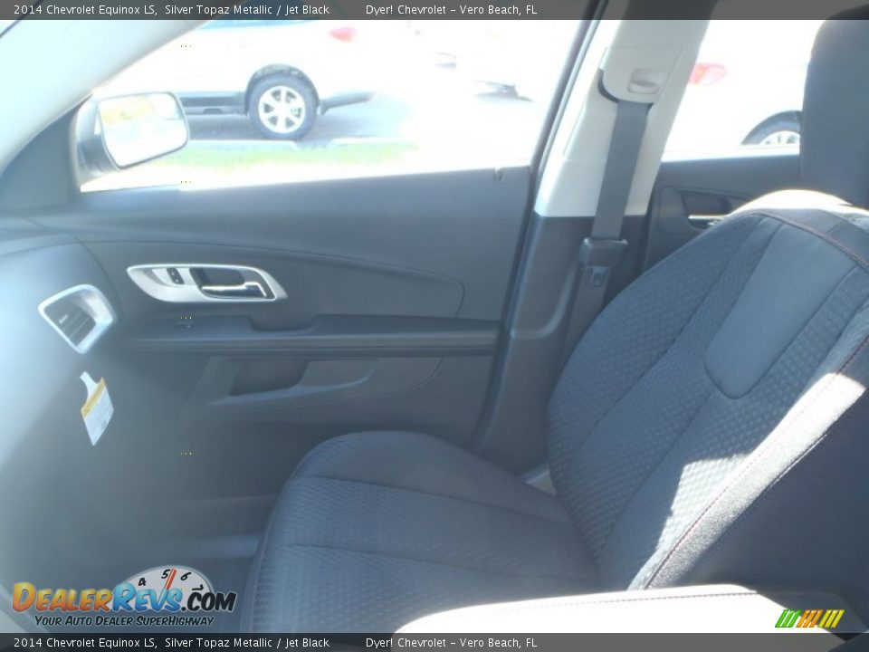 2014 Chevrolet Equinox LS Silver Topaz Metallic / Jet Black Photo #15