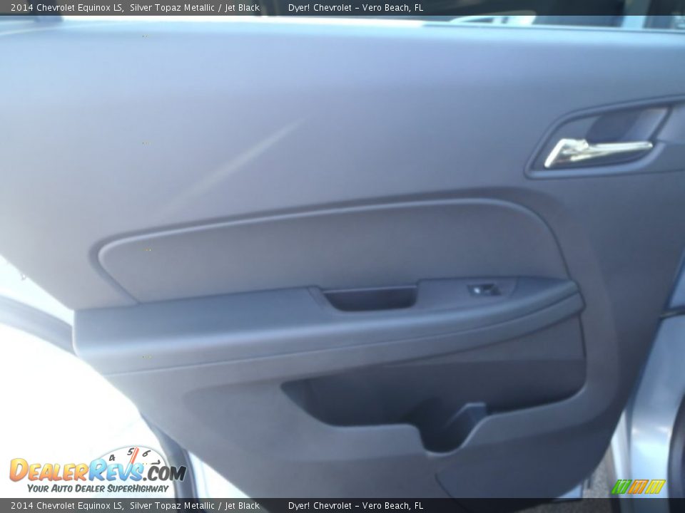 2014 Chevrolet Equinox LS Silver Topaz Metallic / Jet Black Photo #16