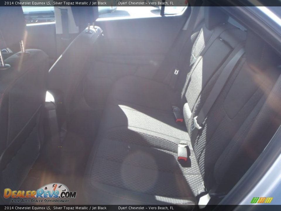 2014 Chevrolet Equinox LS Silver Topaz Metallic / Jet Black Photo #17