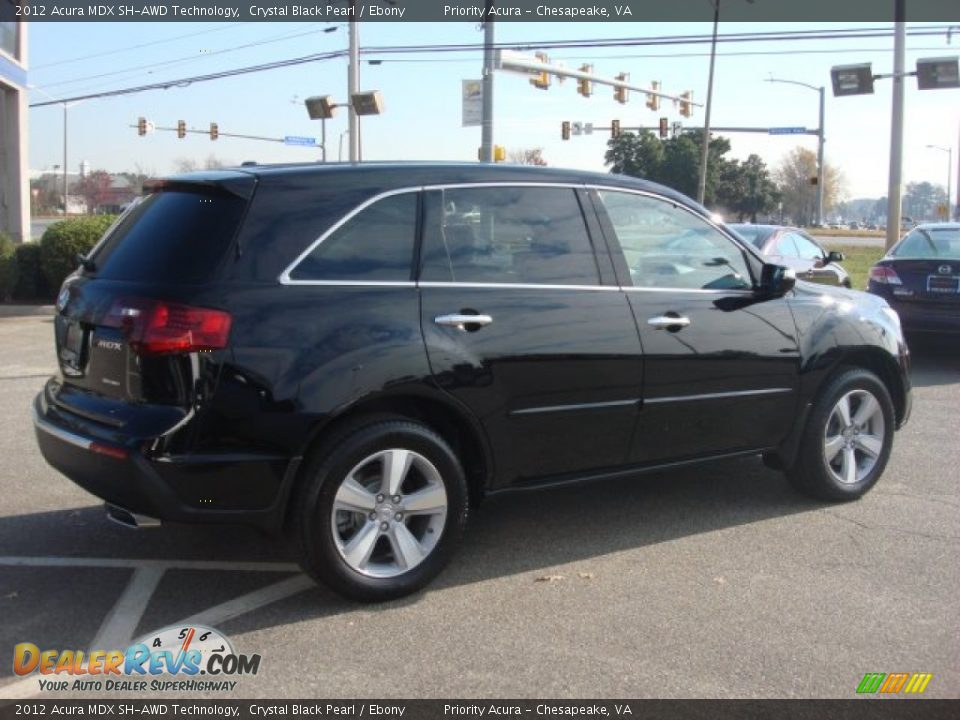 2012 Acura MDX SH-AWD Technology Crystal Black Pearl / Ebony Photo #8