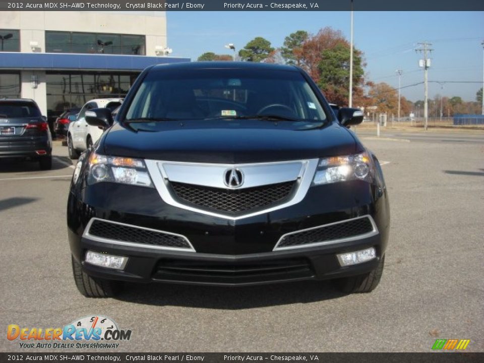 2012 Acura MDX SH-AWD Technology Crystal Black Pearl / Ebony Photo #10